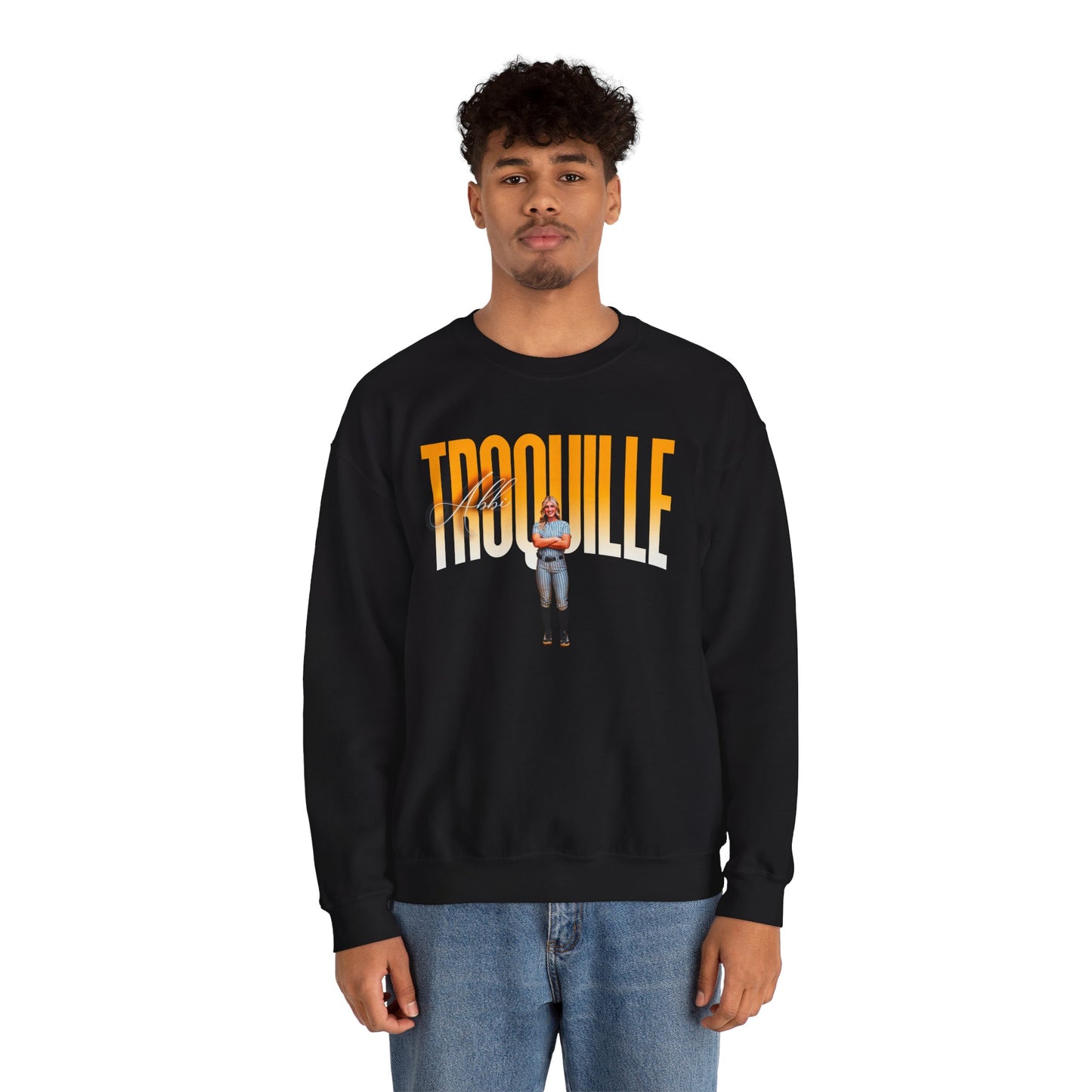 Abbi Troquille Big Last Name Crewneck Sweatshirt