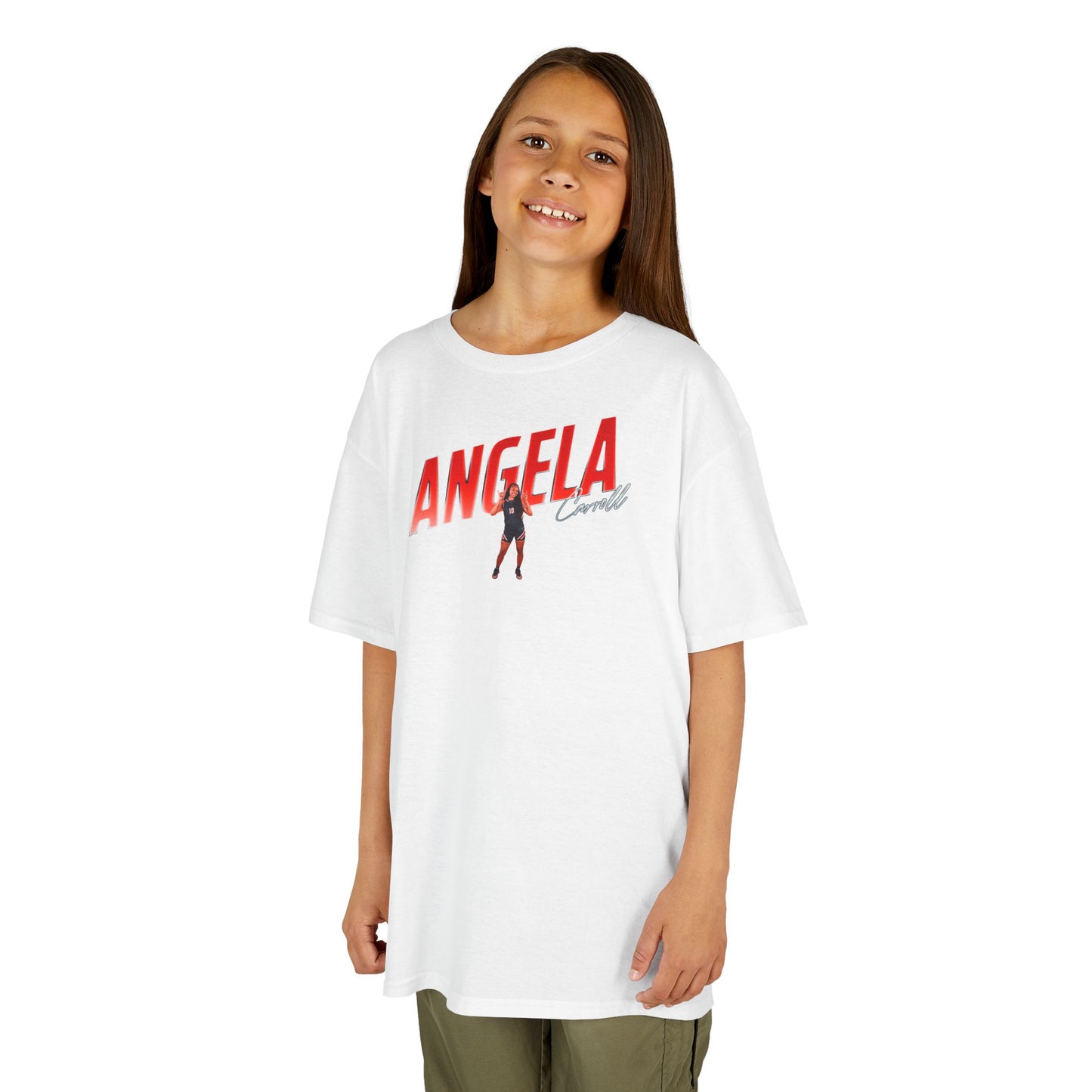 Angela Carroll Cursive Combo Colored Kids Tee