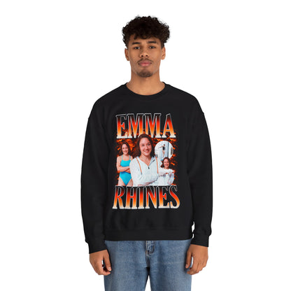 Emma Rhines Hombre Combo Crewneck Sweatshirt