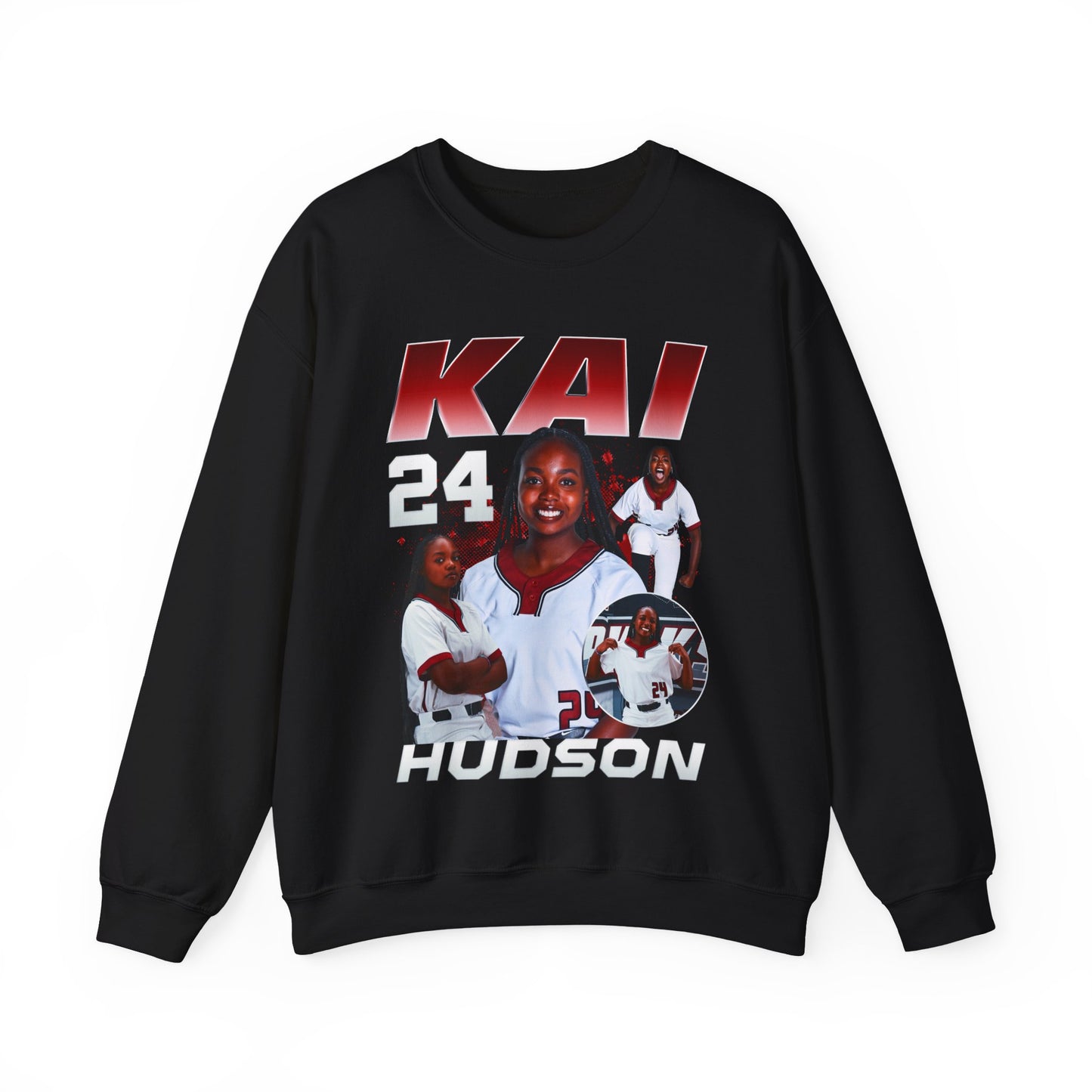Kai Hudson First Name Highlight Crewneck Sweatshirt