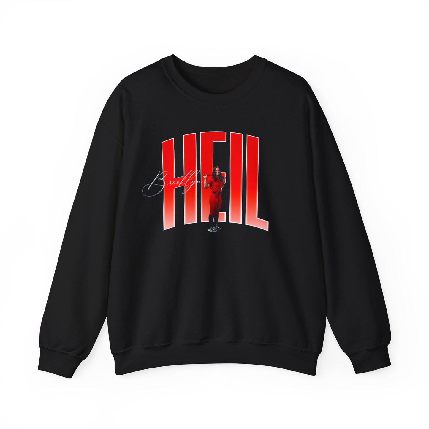Brooklyn Heil Big Last Name Crewneck Sweatshirt