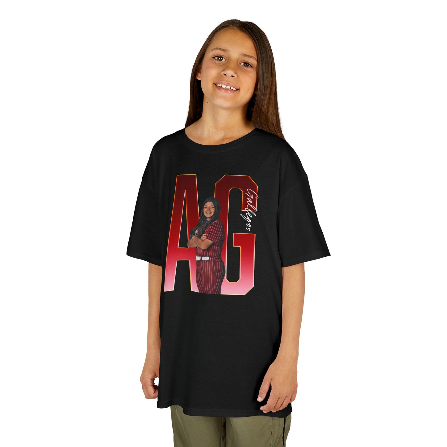 Audrey Gallegos Player Icon Initials Kids Tee