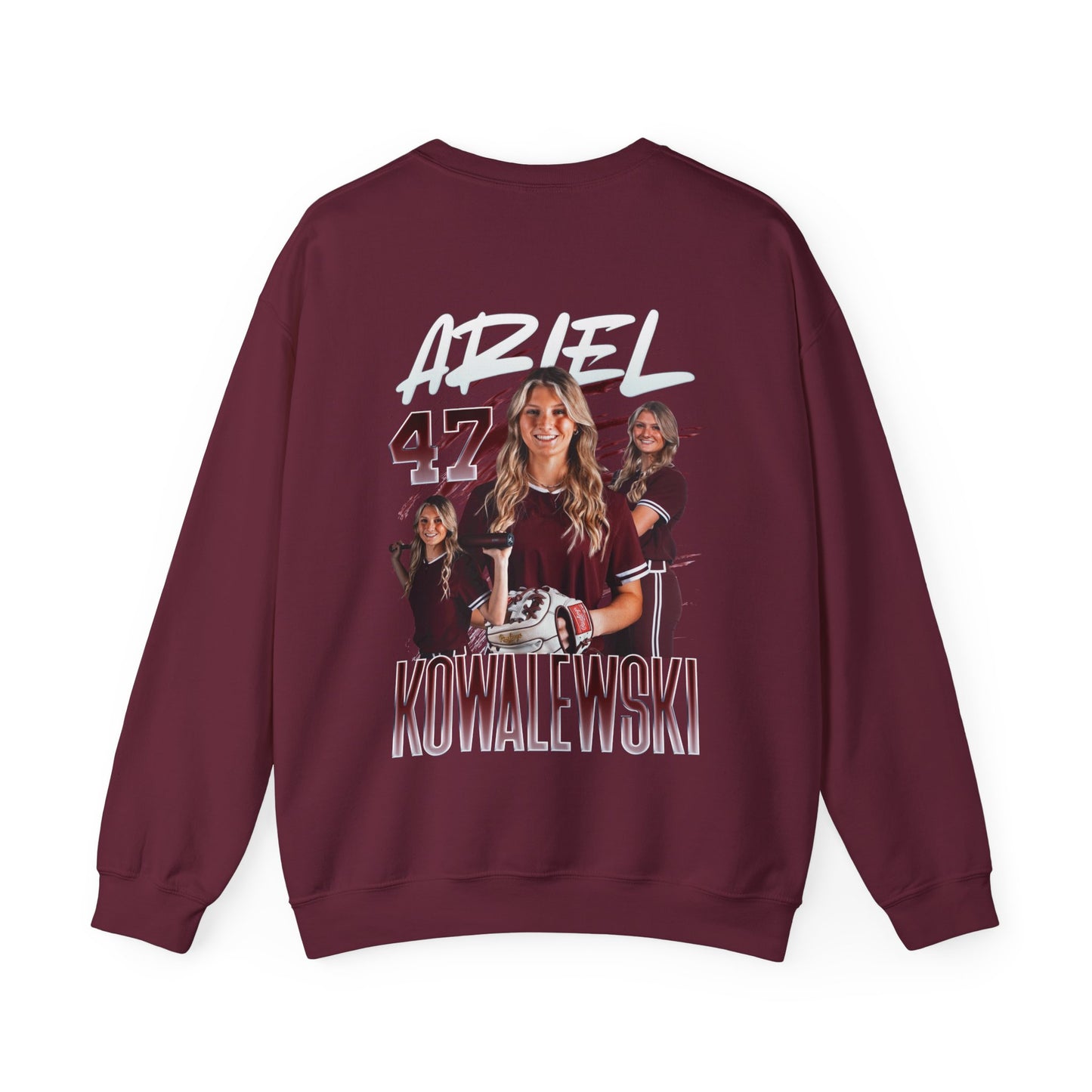 Ariel Kowalewski Logo Front & Back Crewneck