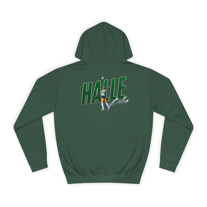 Halle Bills Cursive Combo Colored Premium Hoodie