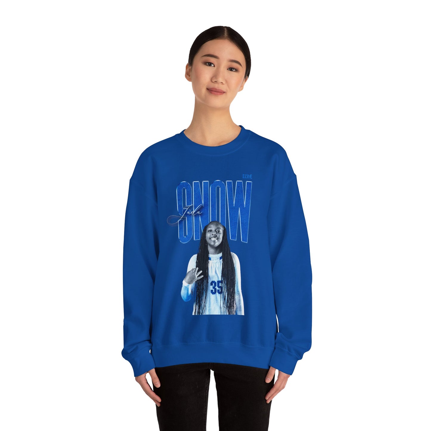 Jada Snow Faded Glory Crewneck Sweatshirt