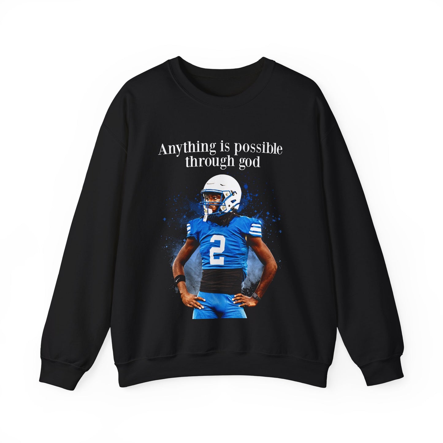 Anthony Deline Featured Quote Crewneck Sweatshirt