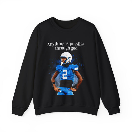 Anthony Deline Featured Quote Crewneck Sweatshirt