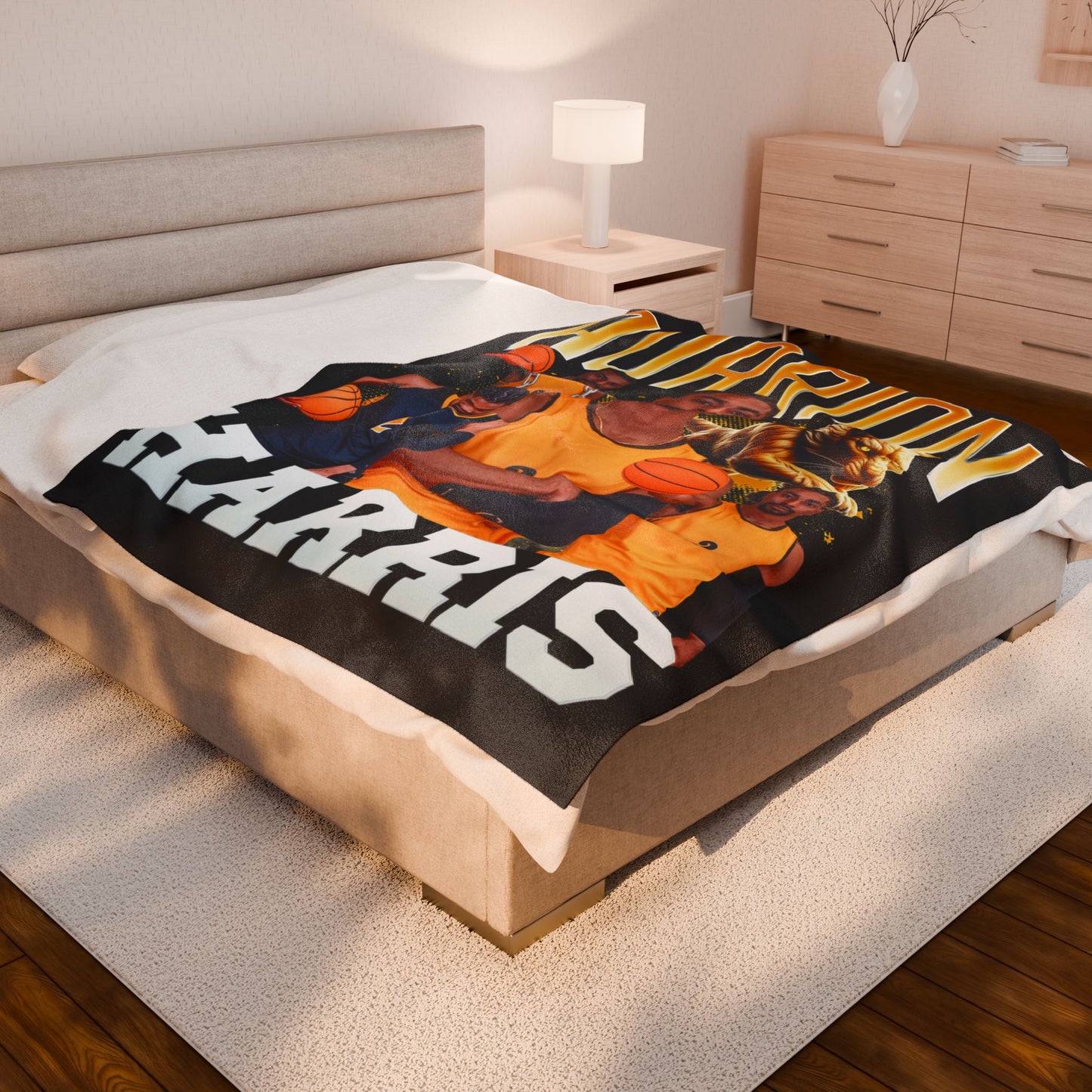 Aurrion Harris 60"-80" Plush Blanket