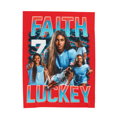 Faith Luckey 60"-80" Plush Blanket