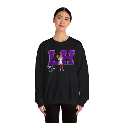 Laura Hauge Big Initials Crewneck Sweatshirt