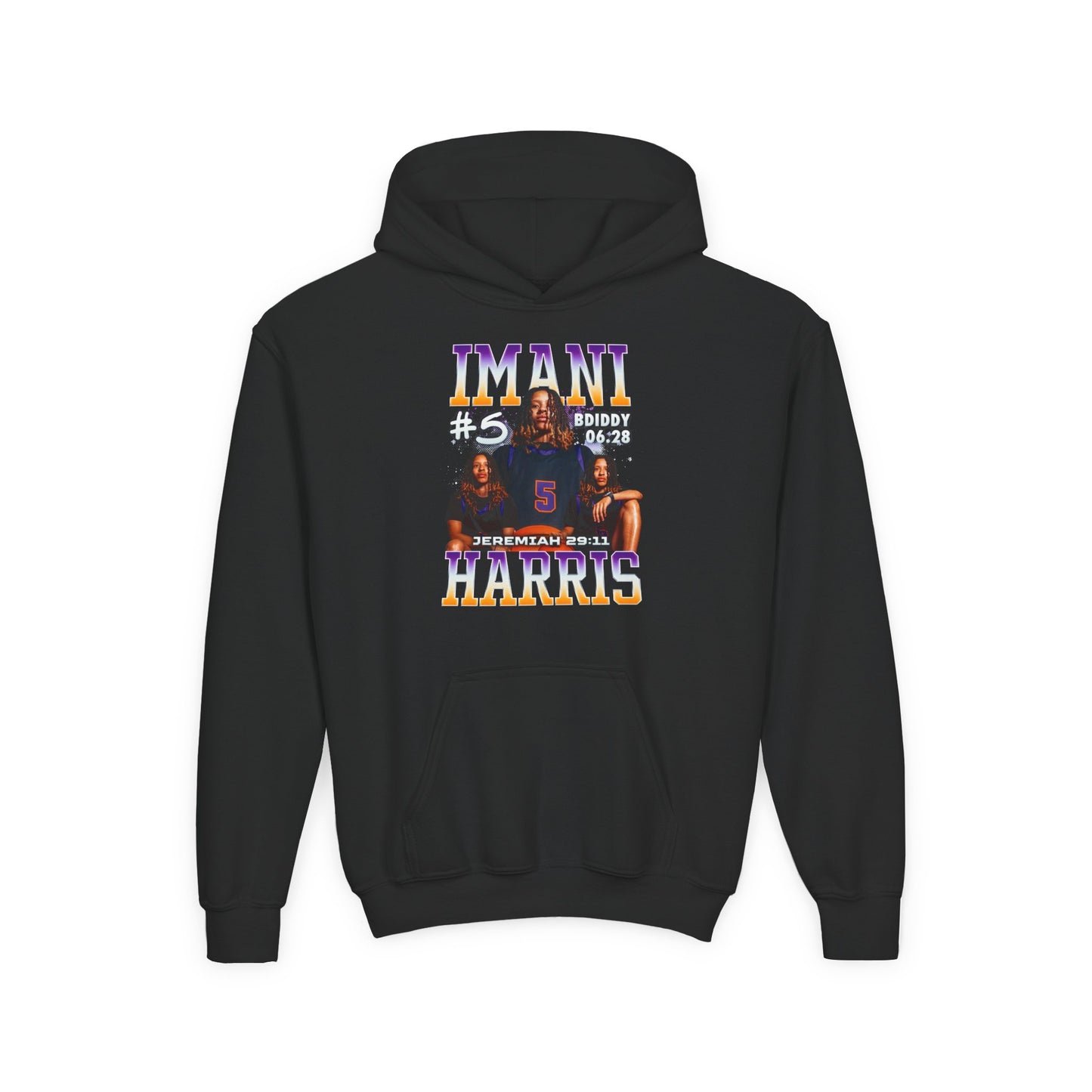 Imani Harris Kids Hoodie