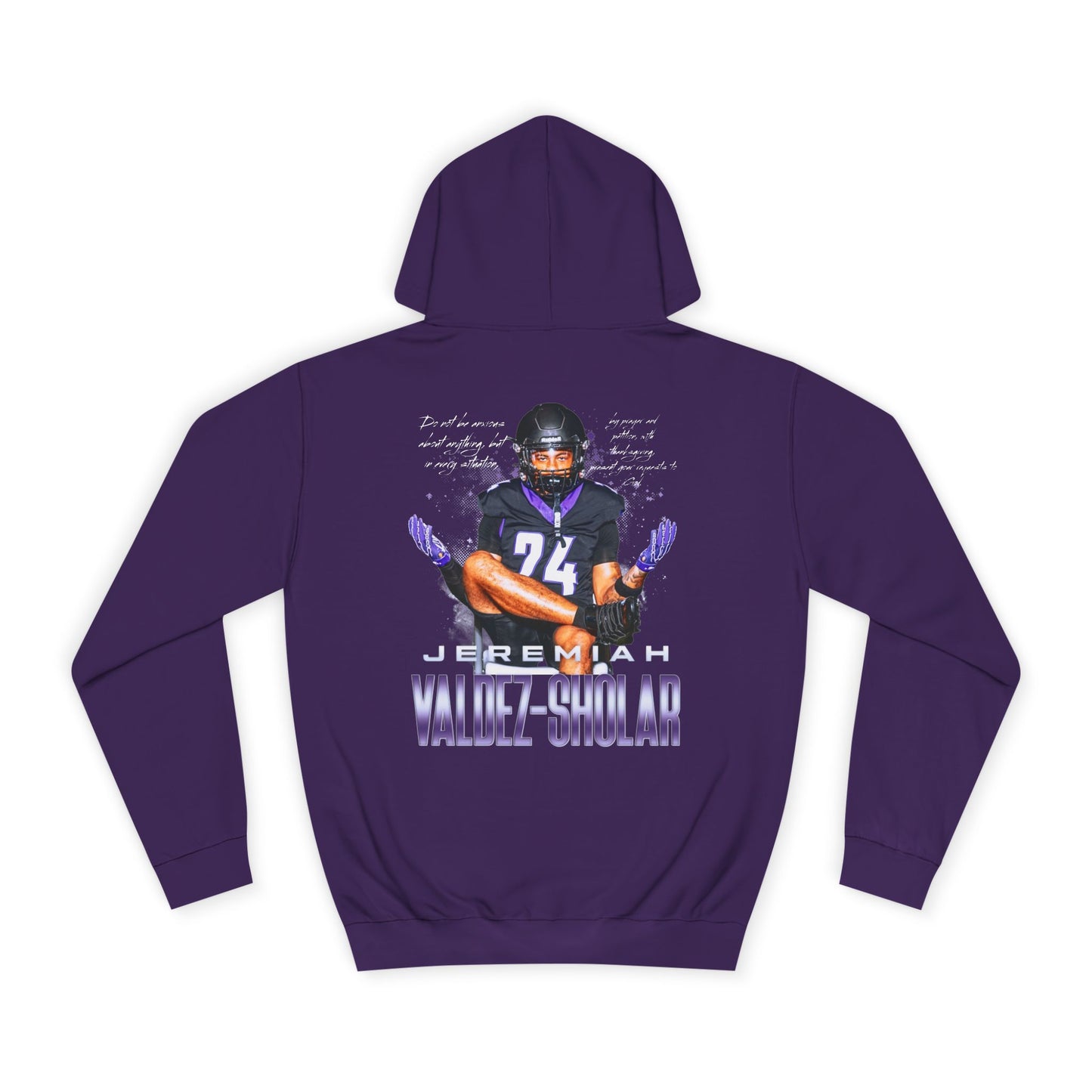 Jeremiah Valdez-Sholar Featured Quote Premium Hoodie