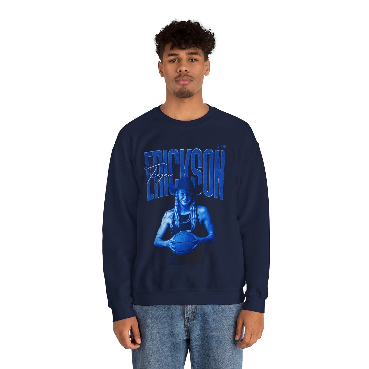 Teagan Erickson Faded Glory Crewneck Sweatshirt