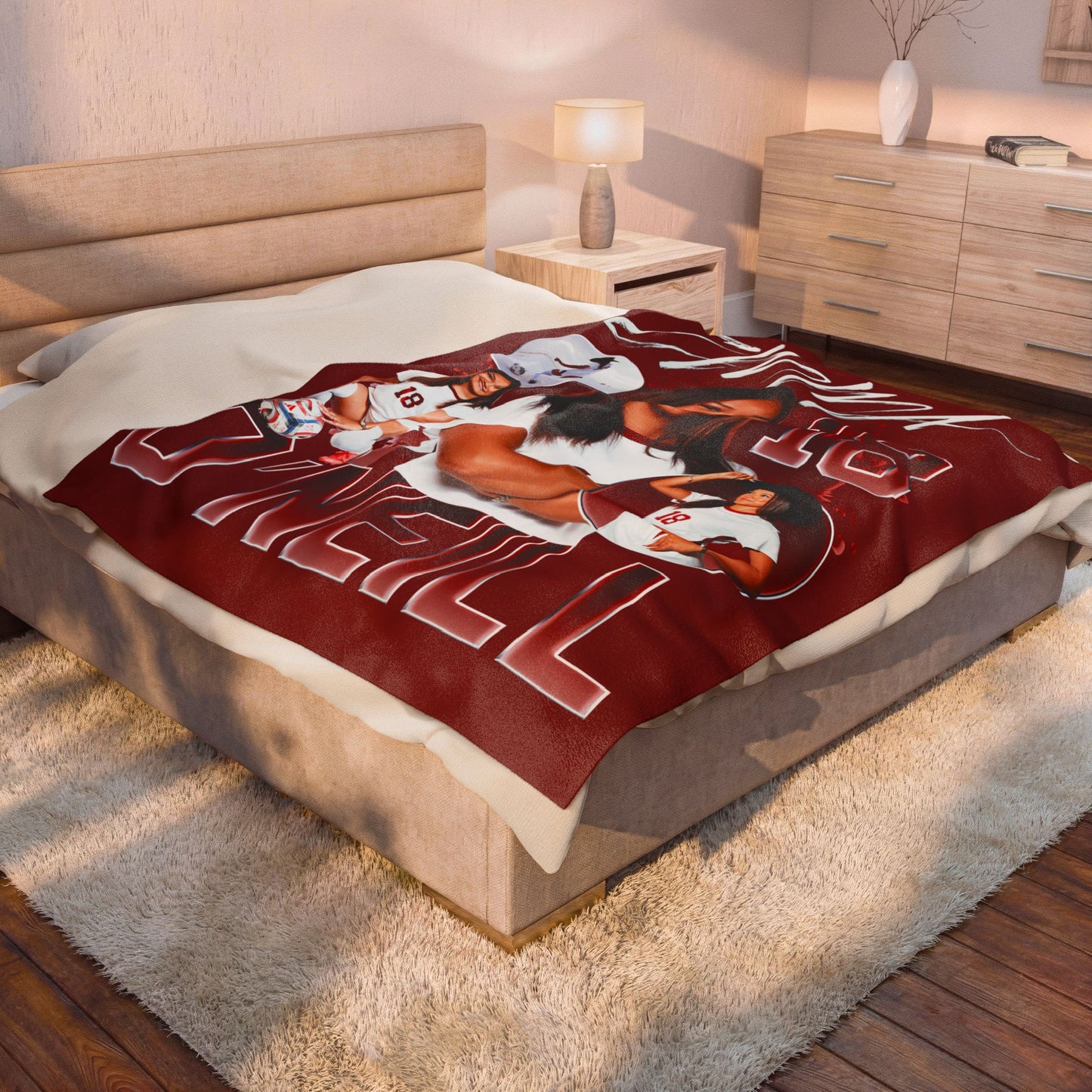 Emma O'Neill 60"-80" Plush Blanket