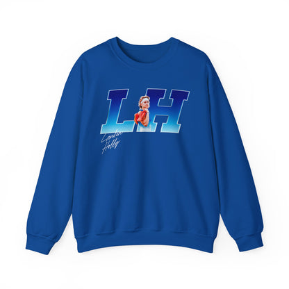 Landon Holly Big Initials Colored Crewneck Sweatshirt