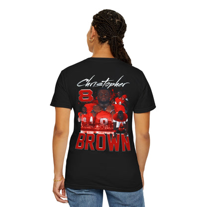 Christopher Brown Logo Front & Back Premium Tee