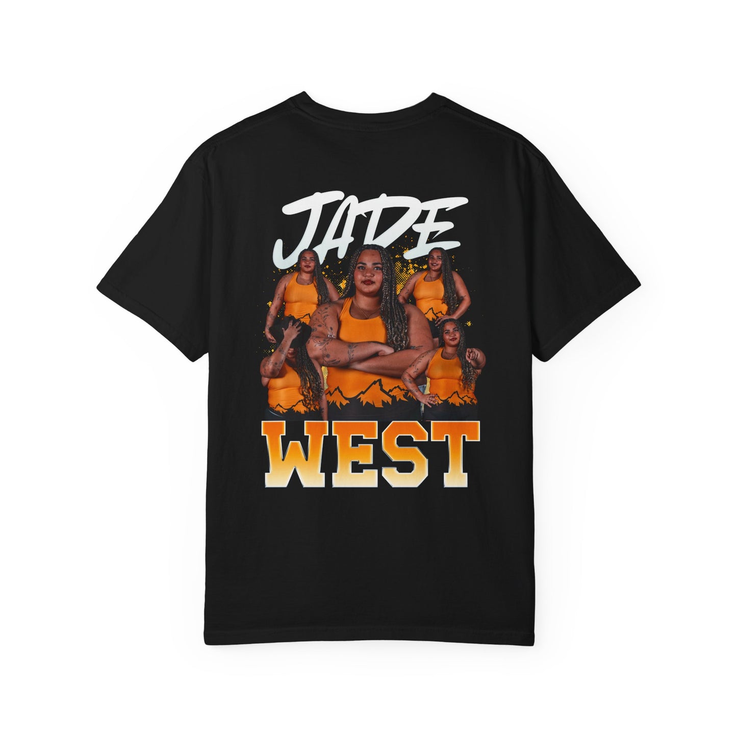 Jade West Logo Front & Back Premium Tee