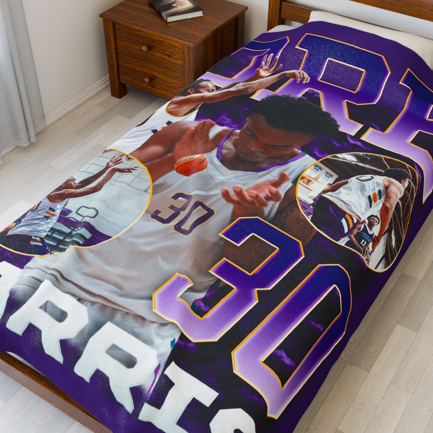 Dre Harris 60"-80" Plush Blanket