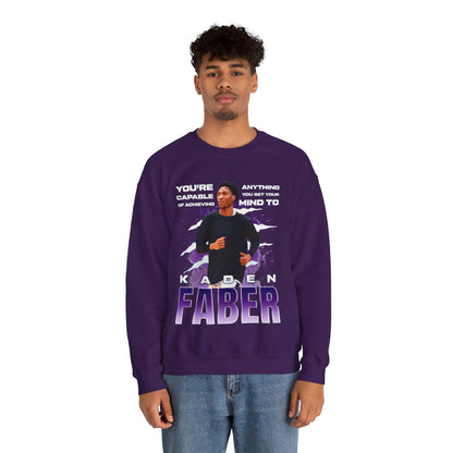 Kaden Faber Featured Quote Crewneck Sweatshirt