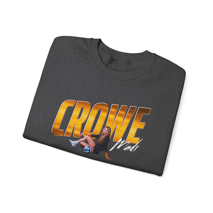 Madi Crowe Cursive Combo Colored Crewneck Sweatshirt