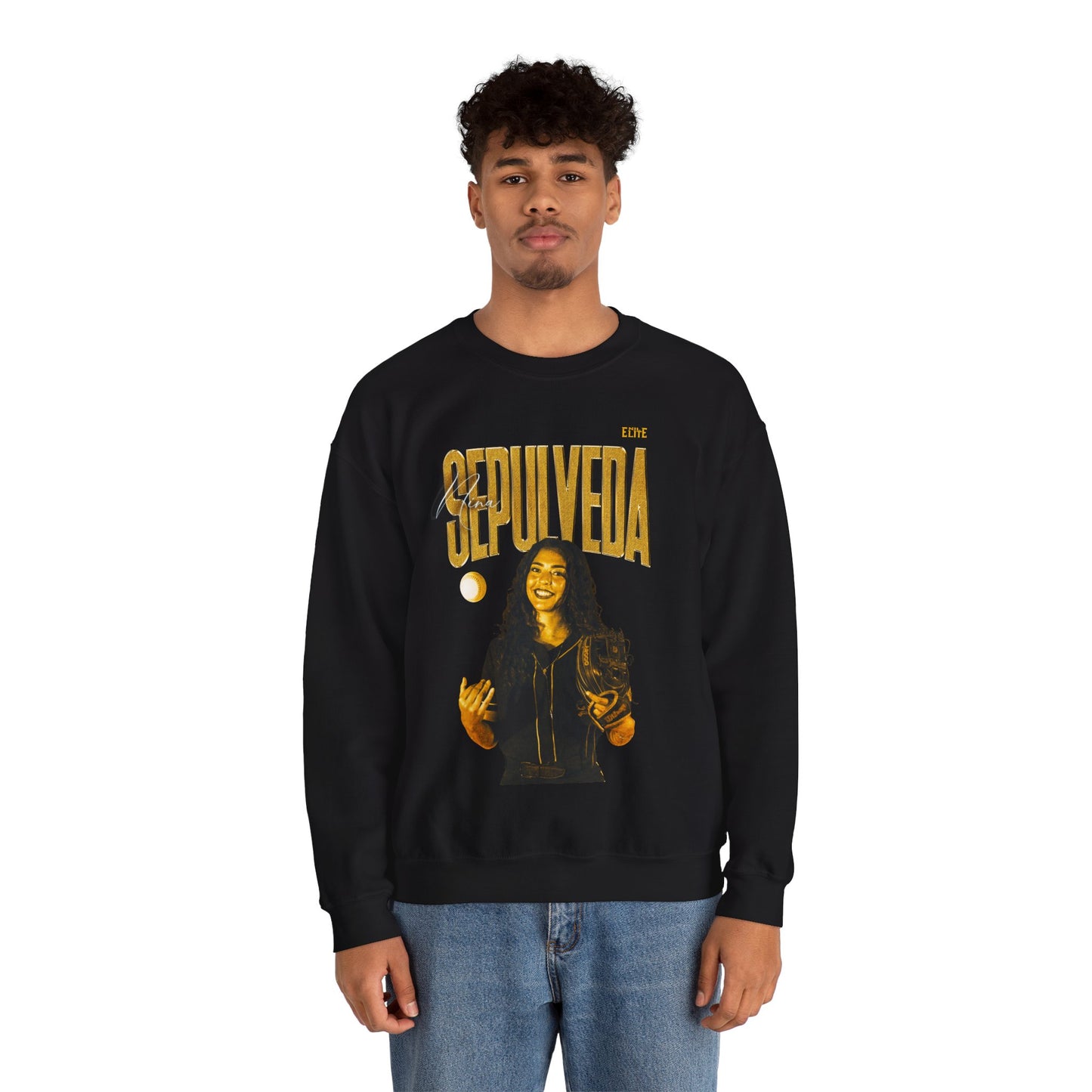 Nina Sepulveda Faded Glory Crewneck Sweatshirt