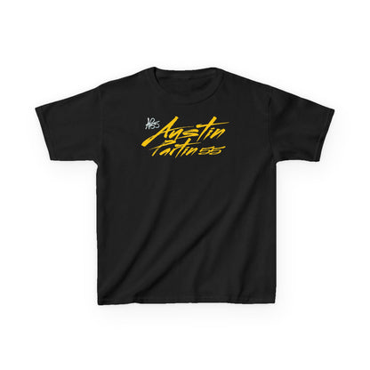 Austin Partin Cursive Name & Number Kids Tee