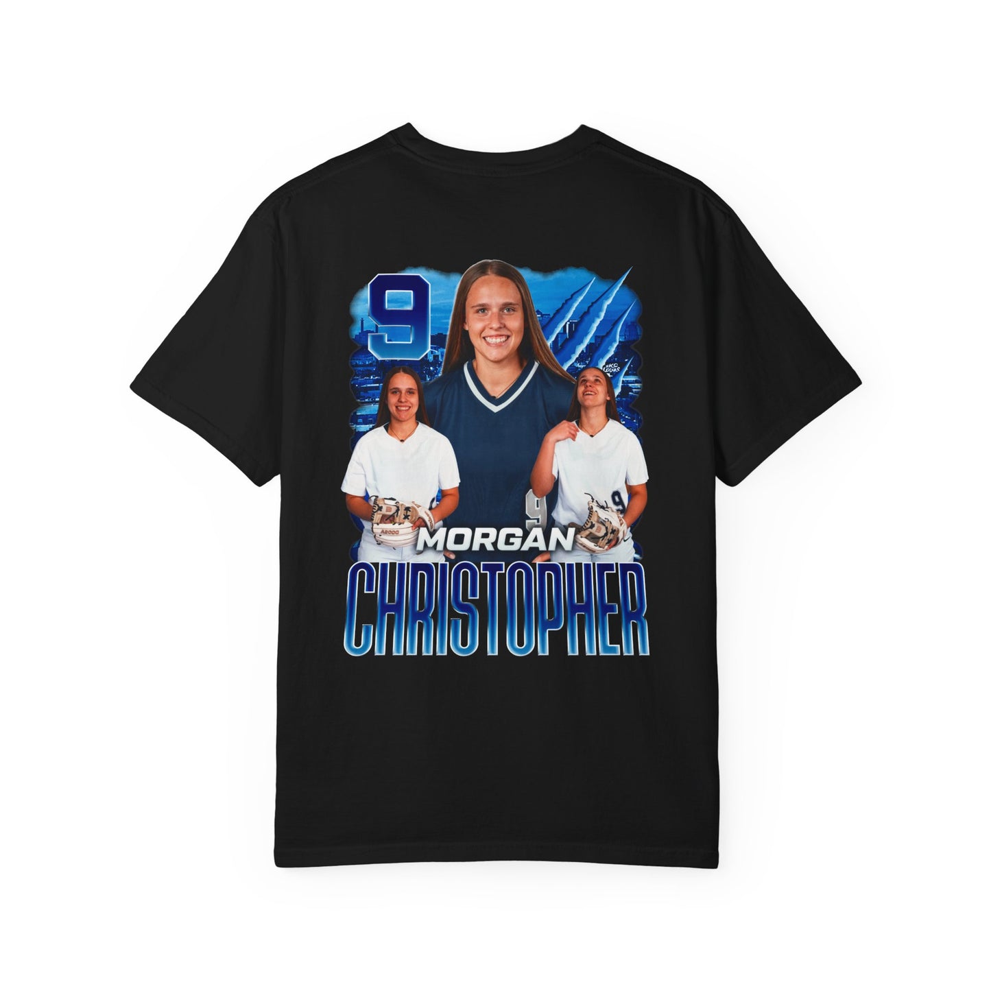 Morgan Christopher Logo Front & Back Premium Tee