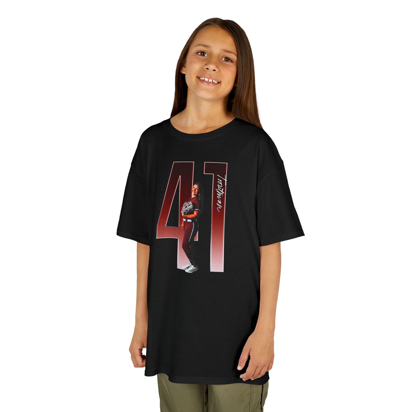 Taylor Troutman Player Icon Number Kids Tee