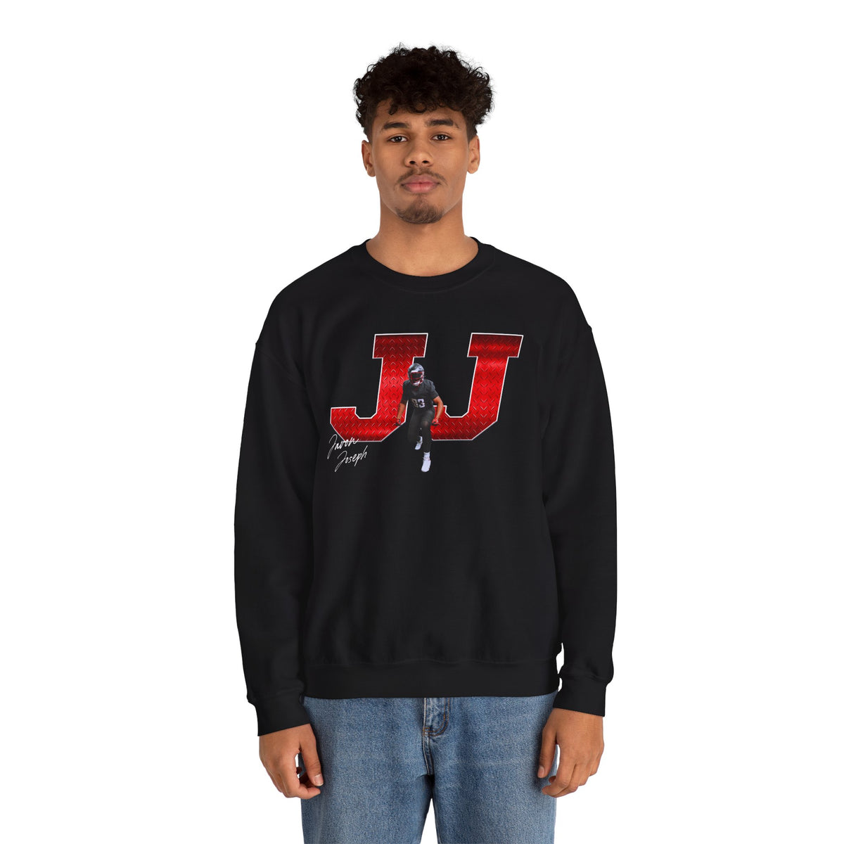 Javon Joseph Big Initials Crewneck Sweatshirt