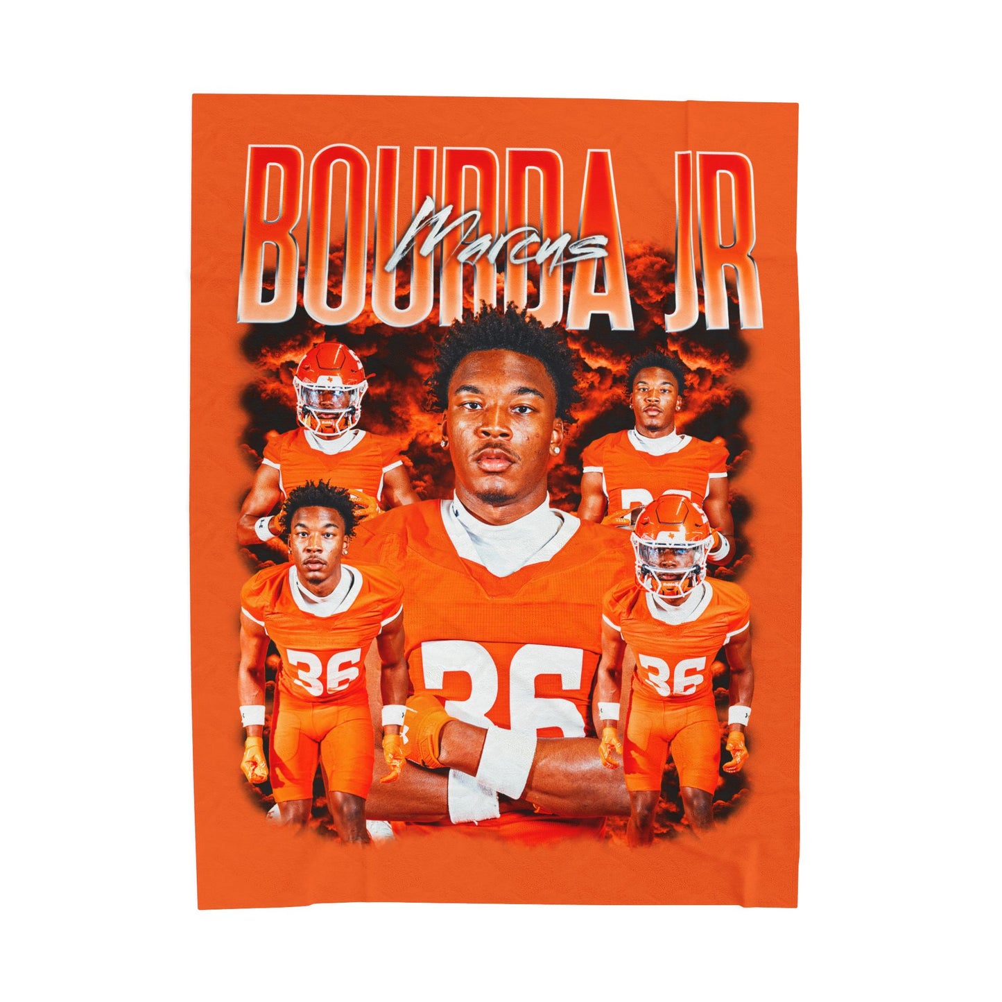 Marcus Bourda Jr. 60"-80" Plush Blanket