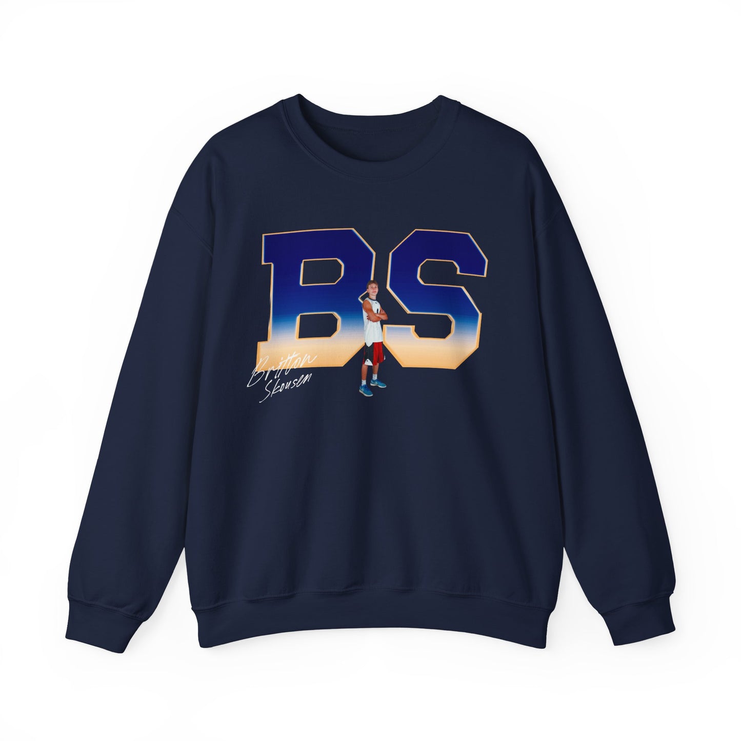 Britton Skousen Big Initials Crewneck Sweatshirt