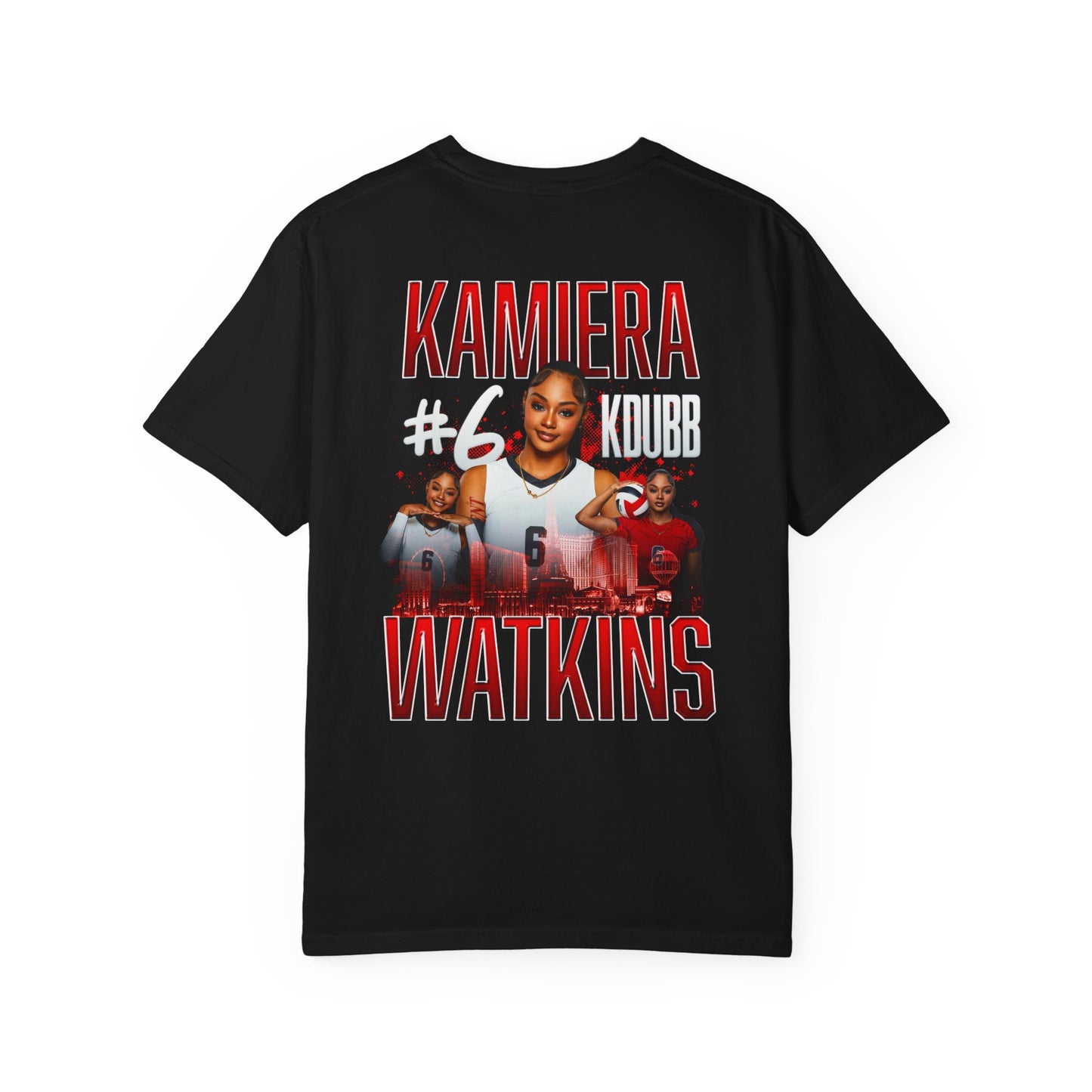 Kamiera Watkins Logo Front & Back Premium Tee