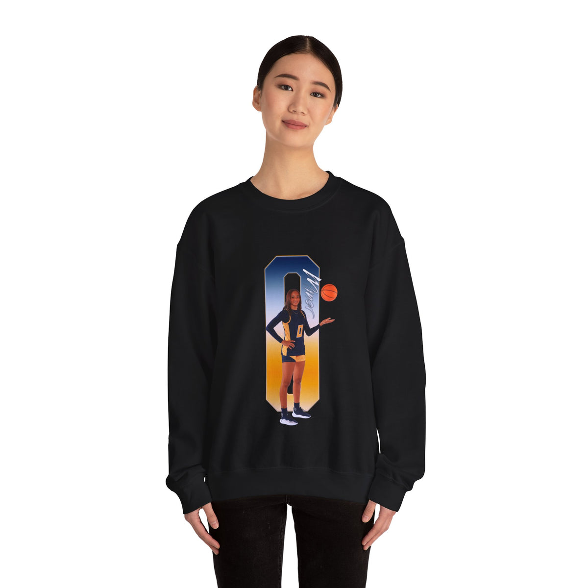 Leyla Minor Player Icon Number Crewneck Sweatshirt