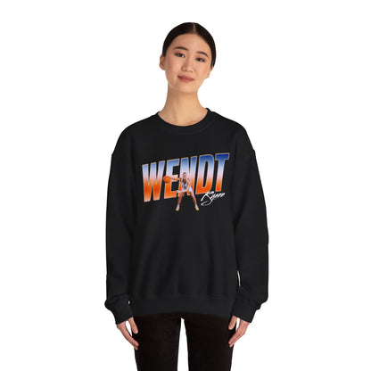 Ryann Wendt Cursive Combo Colored Crewneck Sweatshirt