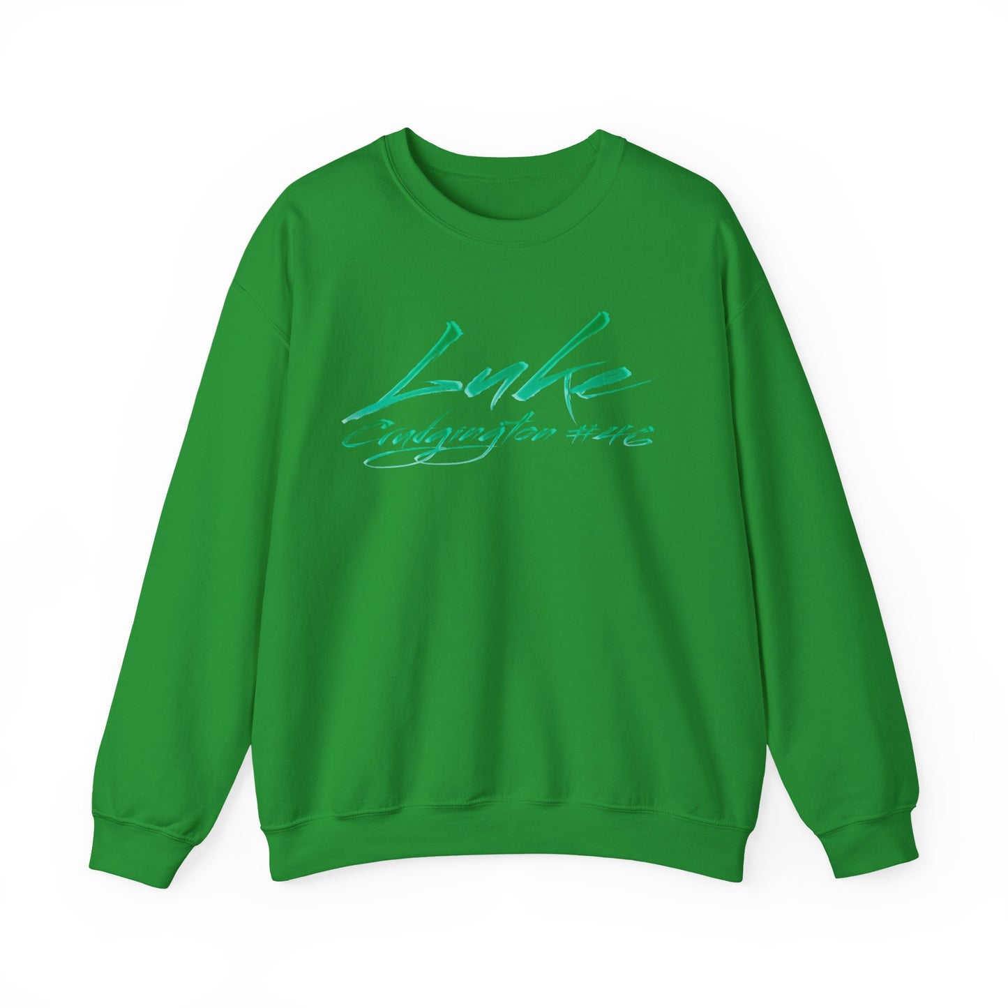 Luke Crudgington Cursive Name & Number Crewneck Sweatshirt