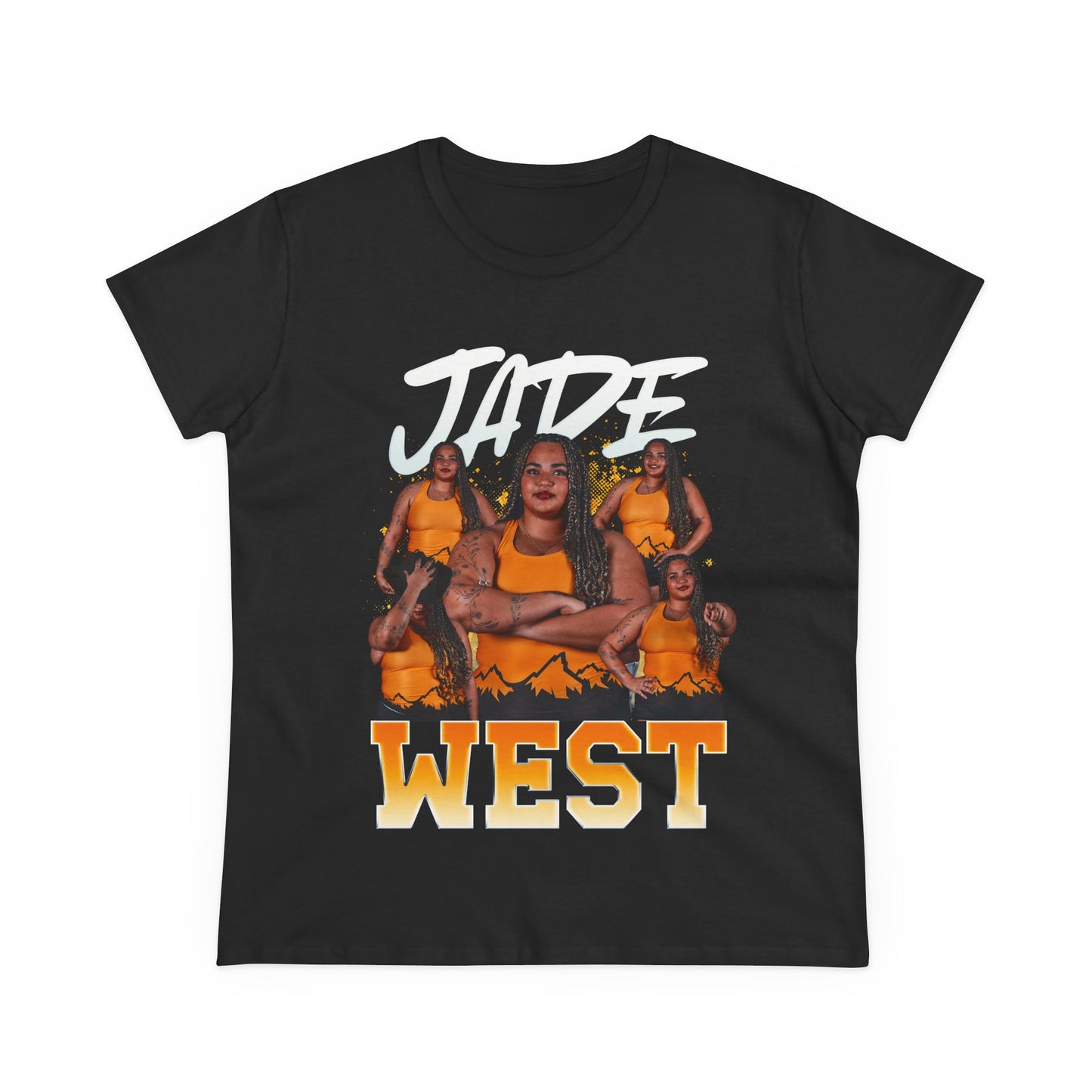 Jade West Colored & White Combo Women's Tee