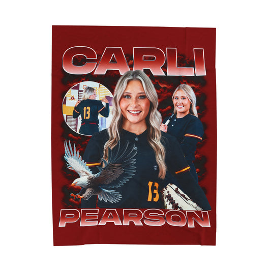 Carli Pearson Single Color Combo 60"-80" Plush Blanket