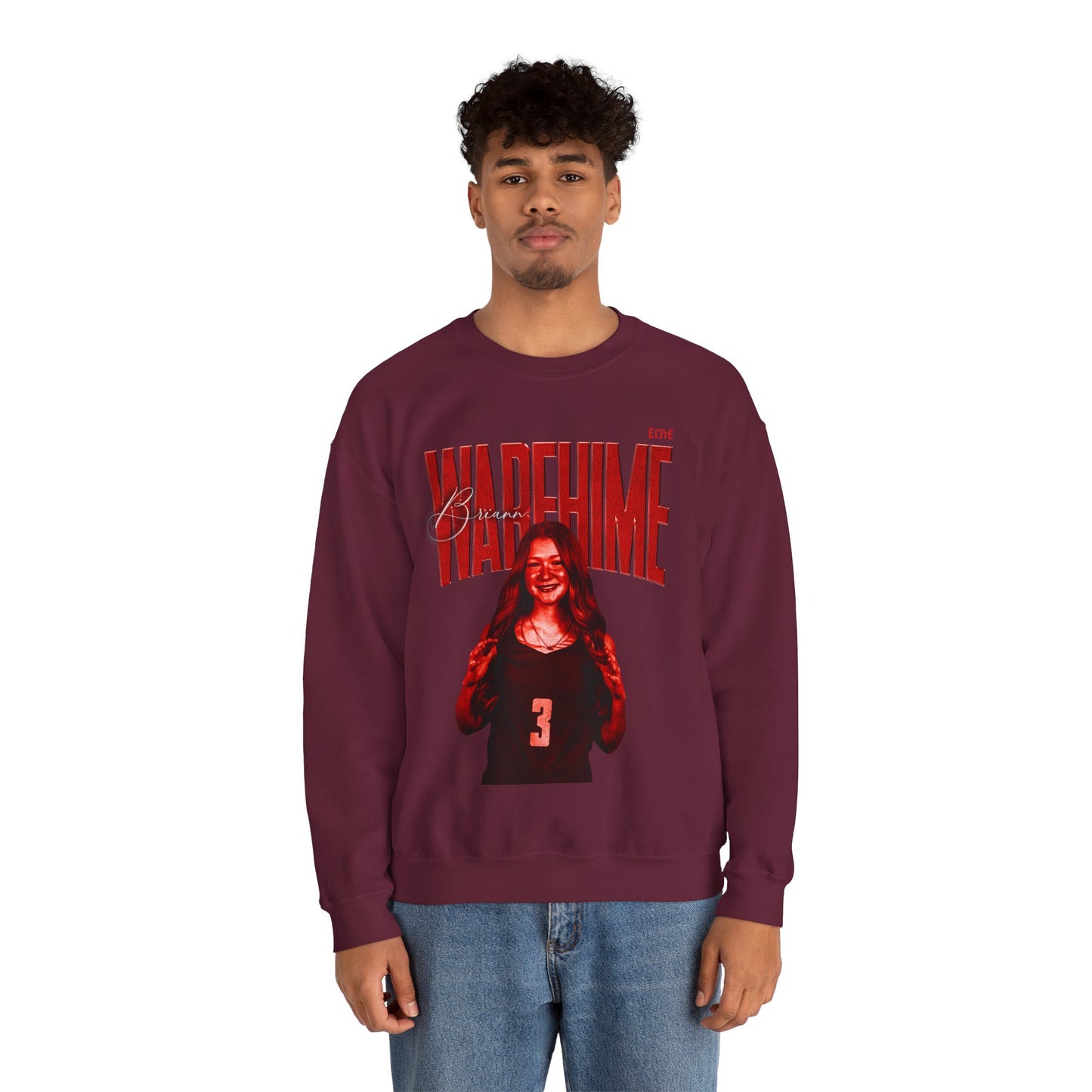 Briann Warehime Faded Glory Crewneck Sweatshirt