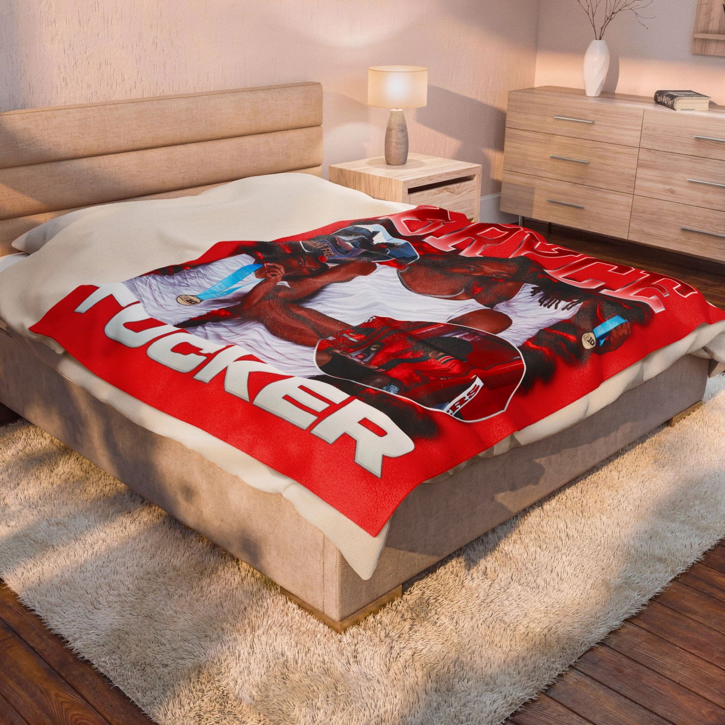 Bryce Tucker 60"-80" Plush Blanket