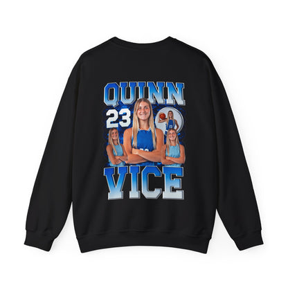 Quinn Vice Logo Front & Back Crewneck