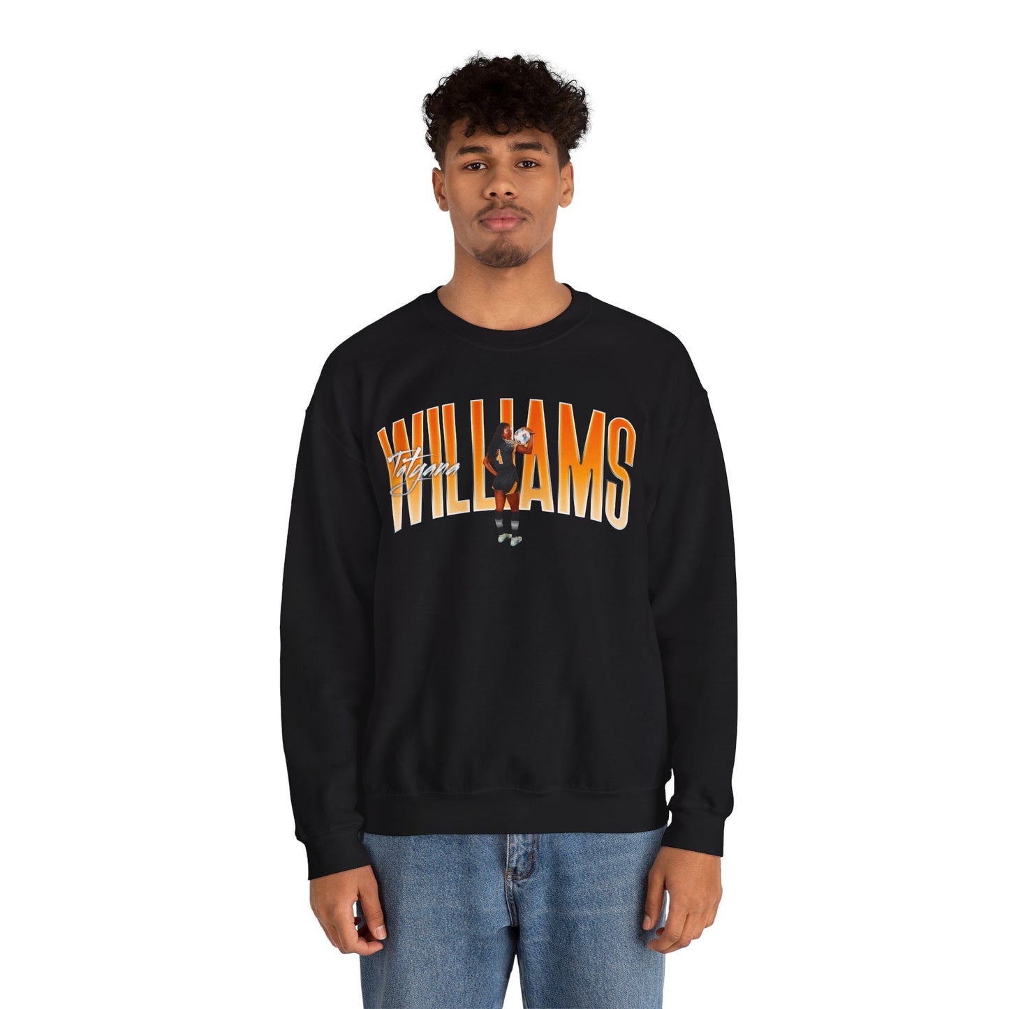 Tatyana Williams Curved Combo Crewneck Sweatshirt