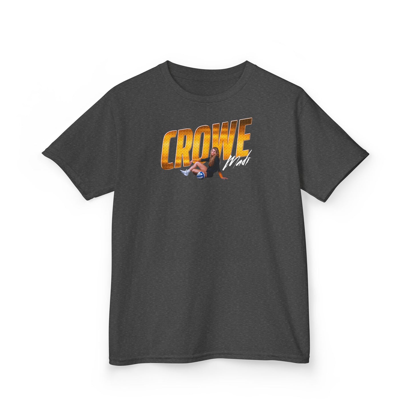 Madi Crowe Cursive Combo Colored Kids Tee