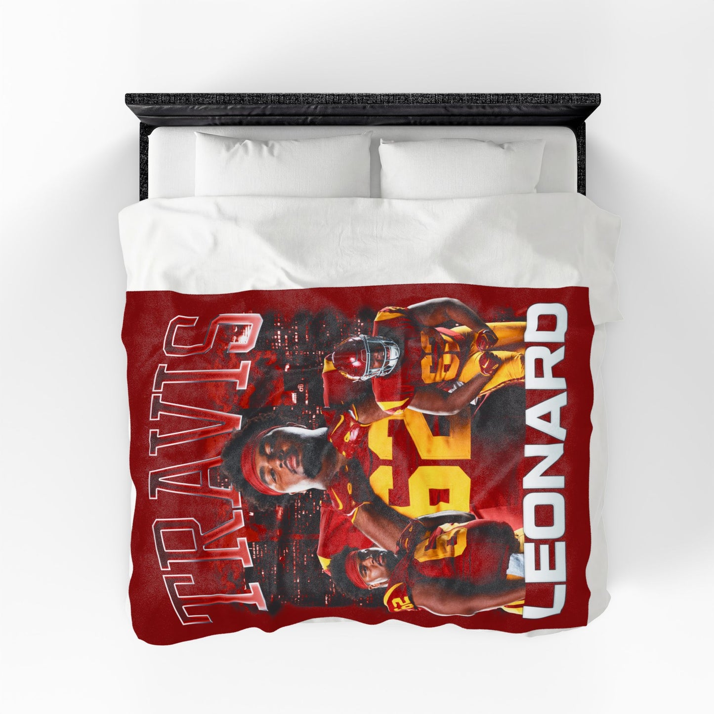 Travis Leonard 60"-80" Plush Blanket