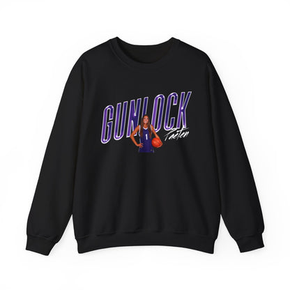 Paeten Gunlock Cursive Combo Colored Crewneck Sweatshirt