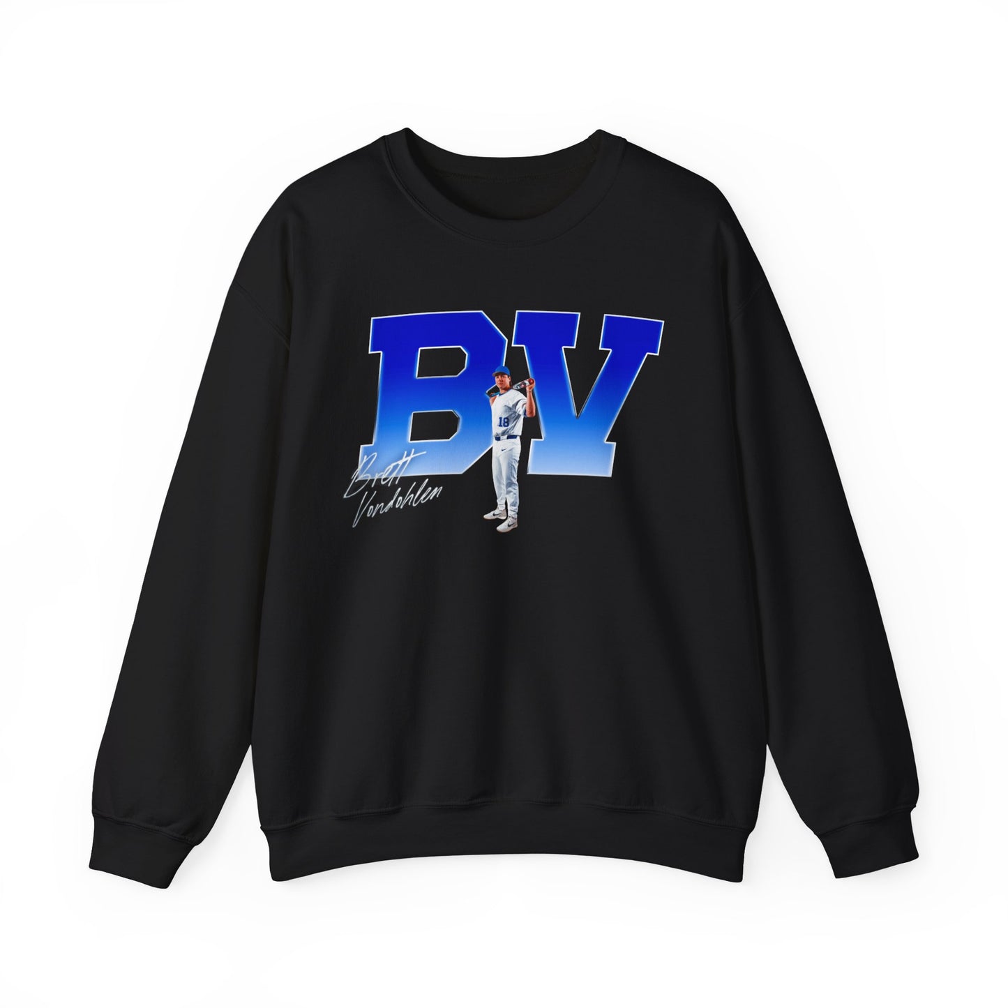 Brett Vondohlen Big Initials Crewneck Sweatshirt