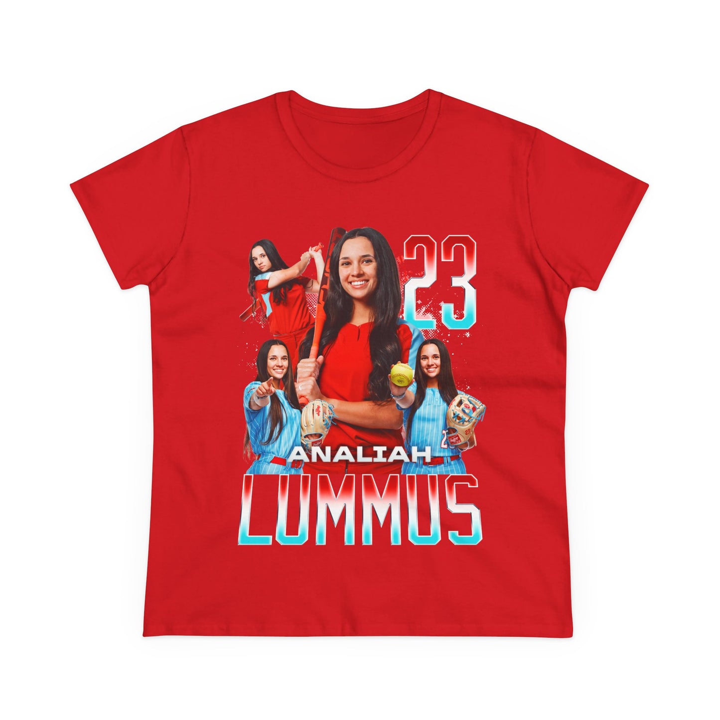 Analiah Lummus Name & Number Ombre Women's Tee