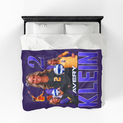 Avery Klein 60"-80" Plush Blanket