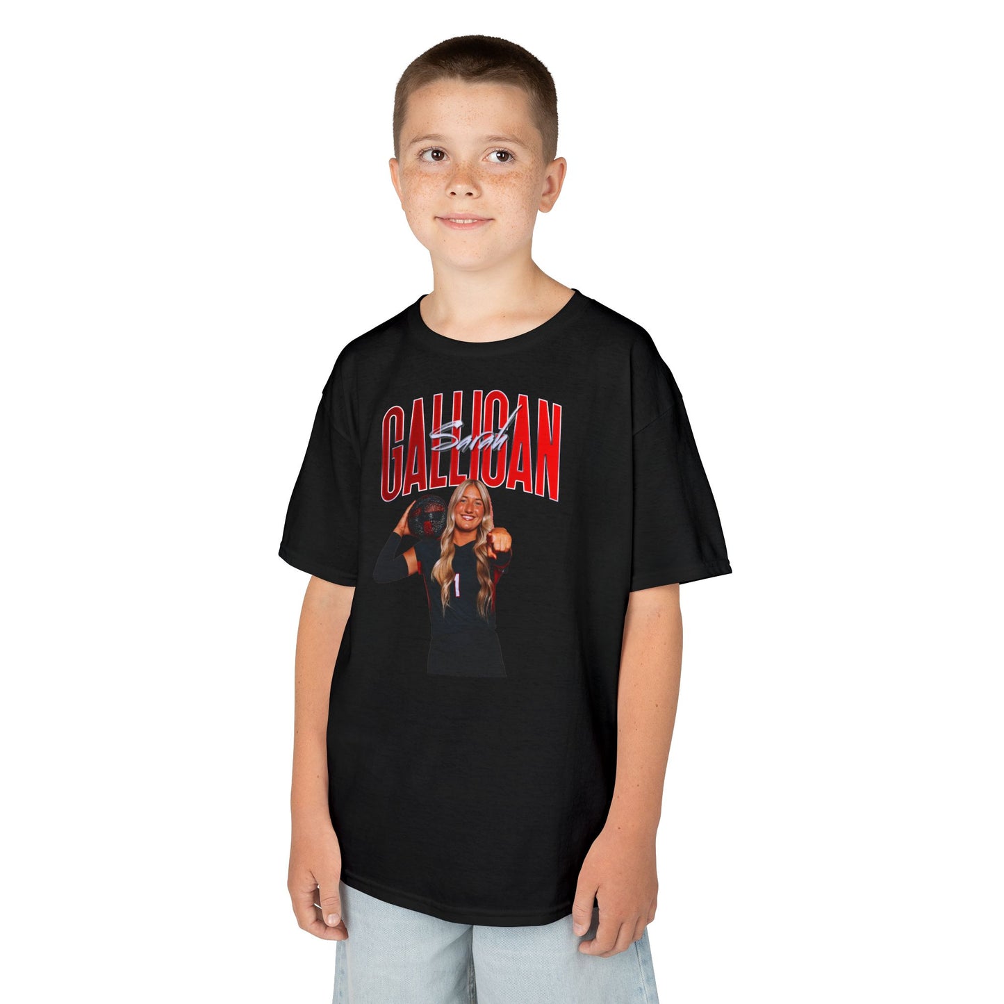 Sarah Galligan Big Last Name Kids Tee