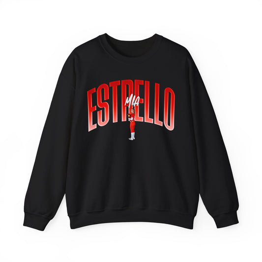 Mia Estrello Curved Combo Colored Crewneck Sweatshirt