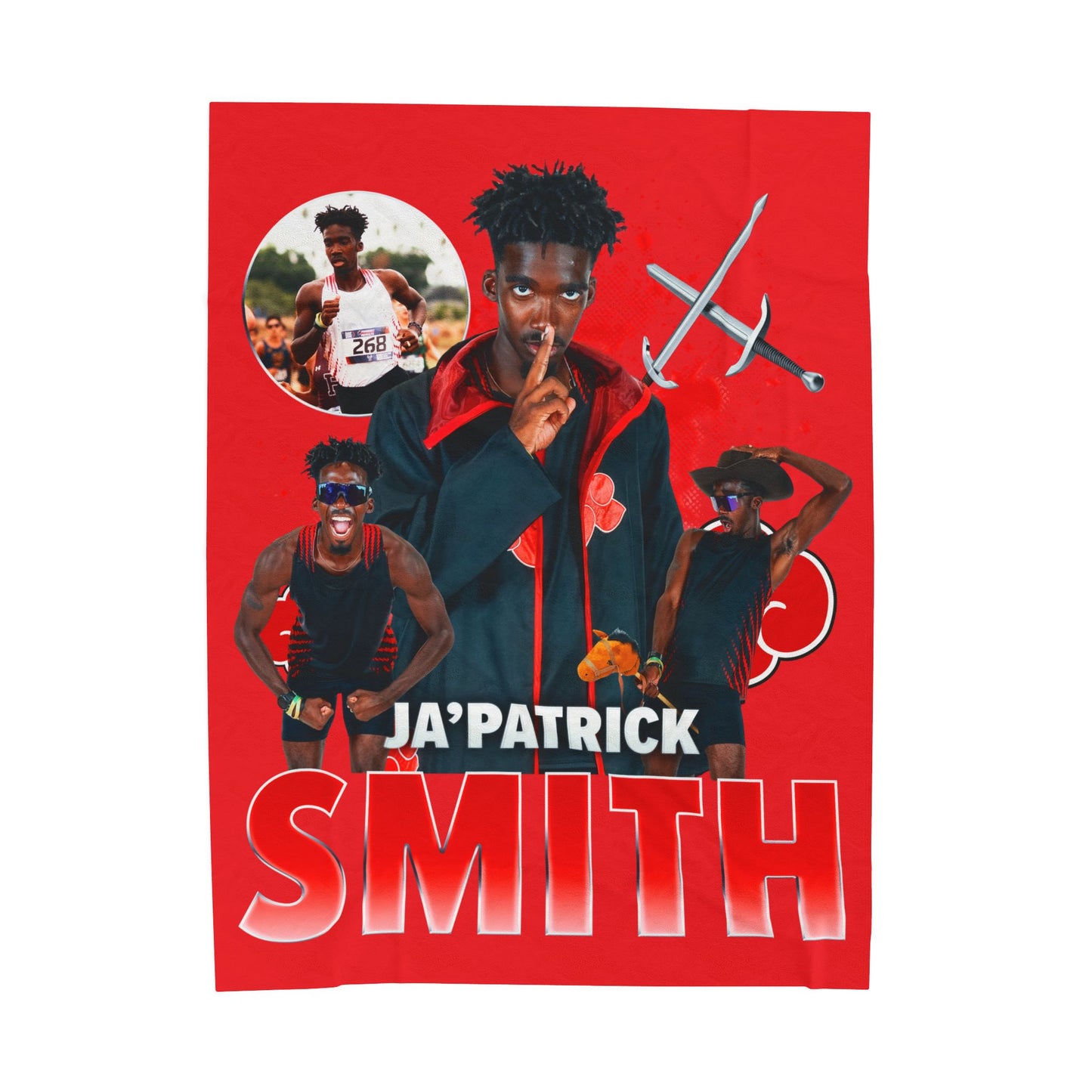 Ja'Patrick Smith Team Mascot 60"-80" Plush Blanket
